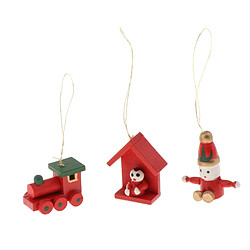 Acheter Boîte De Décorations Suspendues D'arbre De Noël Bricolage Porte-clés Pendentifs 30PCS 1089