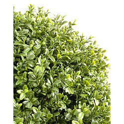 Pegane Plante artificielle haute gamme Spécial extérieur / Buis boule artificiel - Dim : H.65 x D.50 cm