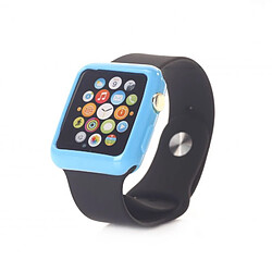 COQUEDISCOUNT Bumper silicone bleu pour Apple Watch 38mm