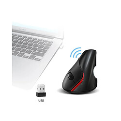 Universal Souris verticale sans fil 2.4 g de bureau ergonomique jiujiuso