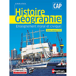 Histoire géographie, enseignement moral et civique, CAP : nouveau programme 2019