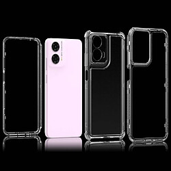 Avis Htdmobiles Coque pour Motorola Moto G04 / G04s / G24 / G24 Power / E14 - housse etui silicone gel fine 360 integrale (avant et arriere) + film ecran - TRANSPARENT