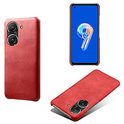 Coque en TPU + PU texture des veaux, antidérapante, antichocs pour votre Huawei Mate 50 4G - rouge