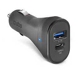 Sbs Chargeur allume cigare Type C - Usb 3.1A