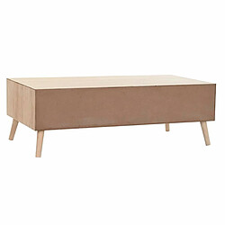 Acheter Table Basse DKD Home Decor Marron Bois Sapin Plastique Bois MDF 120 x 60 x 42,5 cm