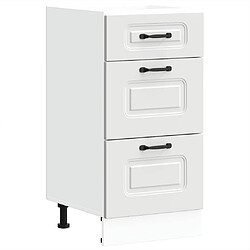 vidaXL Armoire de cuisine Kalmar blanc bois d'ingénierie