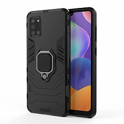 Coque en TPU élégant avec béquille noir pour votre Samsung Galaxy A31