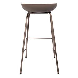 Acheter The Home Deco Factory Tabouret de bar design Hella - H. 84 cm - Marron Taupe