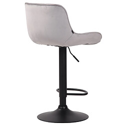 Acheter Non Tabouret de bar Lentini velours noir