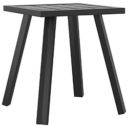 vidaXL Table de jardin anthracite 34x34x38 cm acier