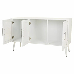 Acheter Buffet Alexandra House Living Blanc Argenté Bambou Bois MDF 41 x 71 x 120 cm