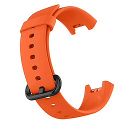 Avizar Bracelet pour Xiaomi Mi Watch Lite / Redmi Watch Silicone Doux Ardillon Orange