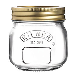 Bocal en verre pour conserves couvercle à vis - Kilner 250 ml