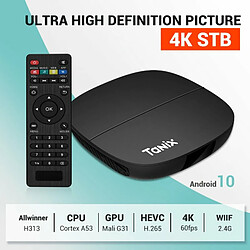 Acheter Tanix A3 Android 10.0 Hd Video Media Player 2.4G Wifi Set-Top Box Smart Tv Box 1 8Gb Set-Top Box Uk Plug