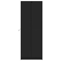 Acheter vidaXL Buffet haut avec LED noir 74x32,5x200 cm bois d’ingénierie