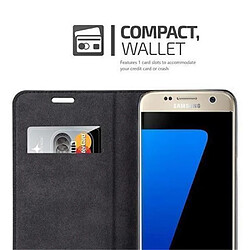 Acheter Cadorabo Coque Samsung Galaxy S7 Etui en Noir