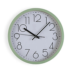 Horloge Murale Versa Vert Bois 4,2 x 30 x 30 cm