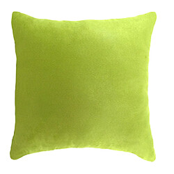 Couvre-oreiller en daim velours de couleur unie Throw Taie d'oreiller vert-45x45cm pas cher