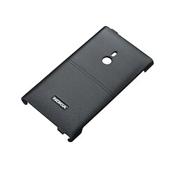 Coque rigidie Nokia CC-3037 imitation cuir noir pour Nokia Lumia 800