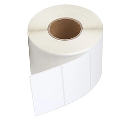 Avis 1000 Pièces Blanc Blanc Auto-adhésif Imprimante Papier étiquette 1000 Feuilles 70x30mm