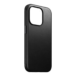 Avis Nomad Coque Modern en Cuir pour iPhone 15 Pro Noir