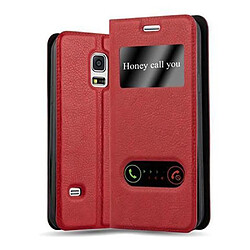 Cadorabo Coque Samsung Galaxy S5 MINI / S5 MINI DUOS Etui en Rouge