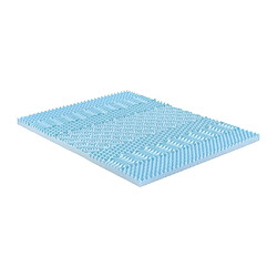 Vente-Unique Surmatelas 140 x 190 cm mémoire de forme 7 zones rafraîchissant ép.5cm - VENARI de YSMÉE