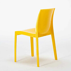 Acheter 18 Chaises Ice Grand Soleil polypropylène restaurant promo offre stock, Couleur: Jaune