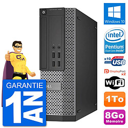 PC Dell OptiPlex 7020 SFF Intel G3220 RAM 8Go Disque Dur 1To Windows 10 Wifi - Occasion