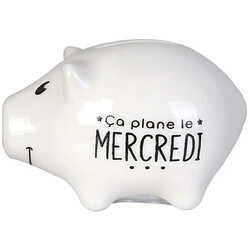 The Concept Factory Set de 6 tirelires mini cochons semainiers