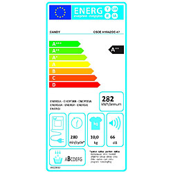 Sèche-linge pompe à chaleur avec condenseur 60cm 10kg a++ - csoeh10a2de47 - CANDY