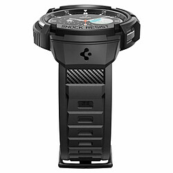 Spigen Sgp Spigen Rugged Armor Pro Coque avec Bracelet Compatible avec Samsung Galaxy Watch 6 Classic 43mm - Noir pas cher