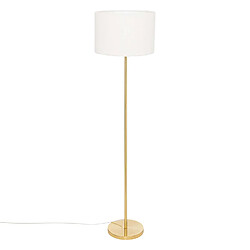 Atmosphera, Createur D'Interieur Lampadaire droit en bouclette - H. 150 cm - Or