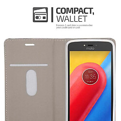 Cadorabo Coque Motorola MOTO C PLUS Etui en Gris pas cher