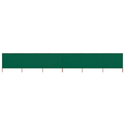 vidaXL Paravent 6 panneaux Tissu 800 x 120 cm Vert