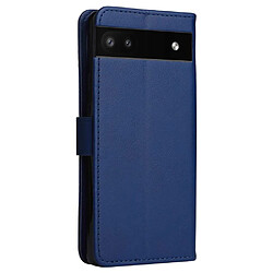 Acheter Htdmobiles Housse pour Google Pixel 6a 5G - etui coque pochette portefeuille + verre trempe - BLEU