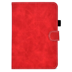 Etui en PU + TPU avec porte-cartes et support rouge pour votre Apple iPad mini (2021)