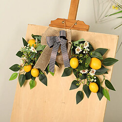 Acheter Les Citrons artificielle Guirlande Porte Butin Guirlande Ornement de Mariage Arc Fleurs Salon Décoration