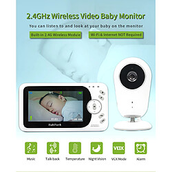 Universal Vidéo sans fil Bébé Moniteur Portable Baby Sitter Sécurité Caméra Infrarouge LED Vision Nuit Interphone