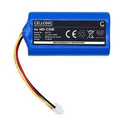 Acheter Batterie pour Blaupunkt BlueBot XSMART, XBOOST, Liectroux C30B, iHome Eclipse AutoVac, iHRV2 2600mAh de CELLONIC