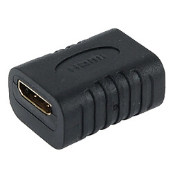 Wewoo Adaptateur or Plaqué HDMI 19 broches femelle à HDMI 19 femelle, CF à CF