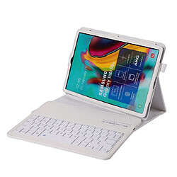 Avis Wewoo SA720 Clavier Bluetooth détachable + Housse de protection en cuir PU texturé litchi avec support pour Galaxy Tab S5e 10.5 T720 / T725 Blanc