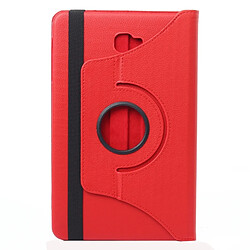 Avis Wewoo Housse Étui rouge pour Samsung Galaxy Tab A 10.1 / T580 Litchi Texture 360 Degrés rotation horizontale en cuir avec support