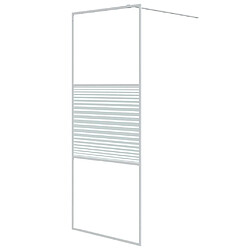 Maison Chic Paroi de douche | Écran de douche | Cloison de douche Blanc 80x195 cm Verre ESG transparent -GKD51175