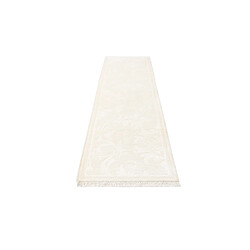 Avis Vidal Tapis de couloir en laine 297x79 beige Darya