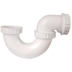 Valentin - Siphon de baignoire PVC blanc