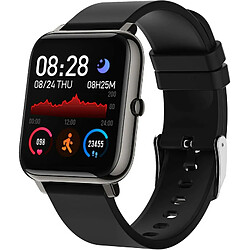 Chrono Montre Connectée Femmes Homme,Chronus Montre Connectée Etanche IP67, Smartwatch Sport GPS Cardio Fitness Tracker d'Activité Podometre Calories pour Android IOS(noir)