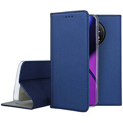 Htdmobiles Housse pour OnePlus 11 5G - etui coque pochette portefeuille + film ecran - BLEU MAGNET