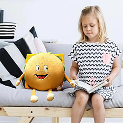 Acheter Universal 45 cm Simulation Hamburger Doll Skin Friendly Migne Hamburger Cadeaux en peluche | Oreillers en peluche