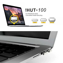 Avis Wewoo Anti-poussière caché en alliage d'aluminium BASEQI iHUT-100 pour ordinateurs portables MacBook Pro Retina 13,3 / 15 pouces